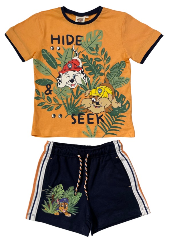 Setino Chlapčenské pyžamo - Paw Patrol oranžové Veľkosť - deti: 6 rokov
