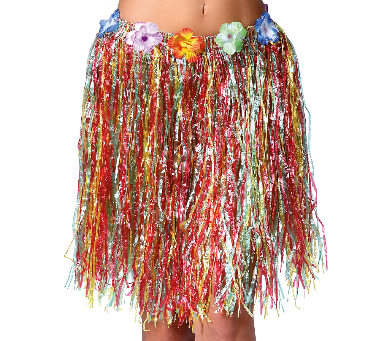 Guirca Havajská sukňa s kvietkami 50 cm