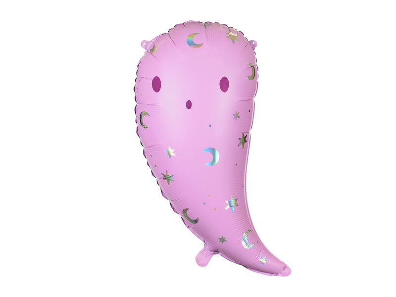 PartyDeco Fóliový balón - Ružový duch 41 x 70 cm