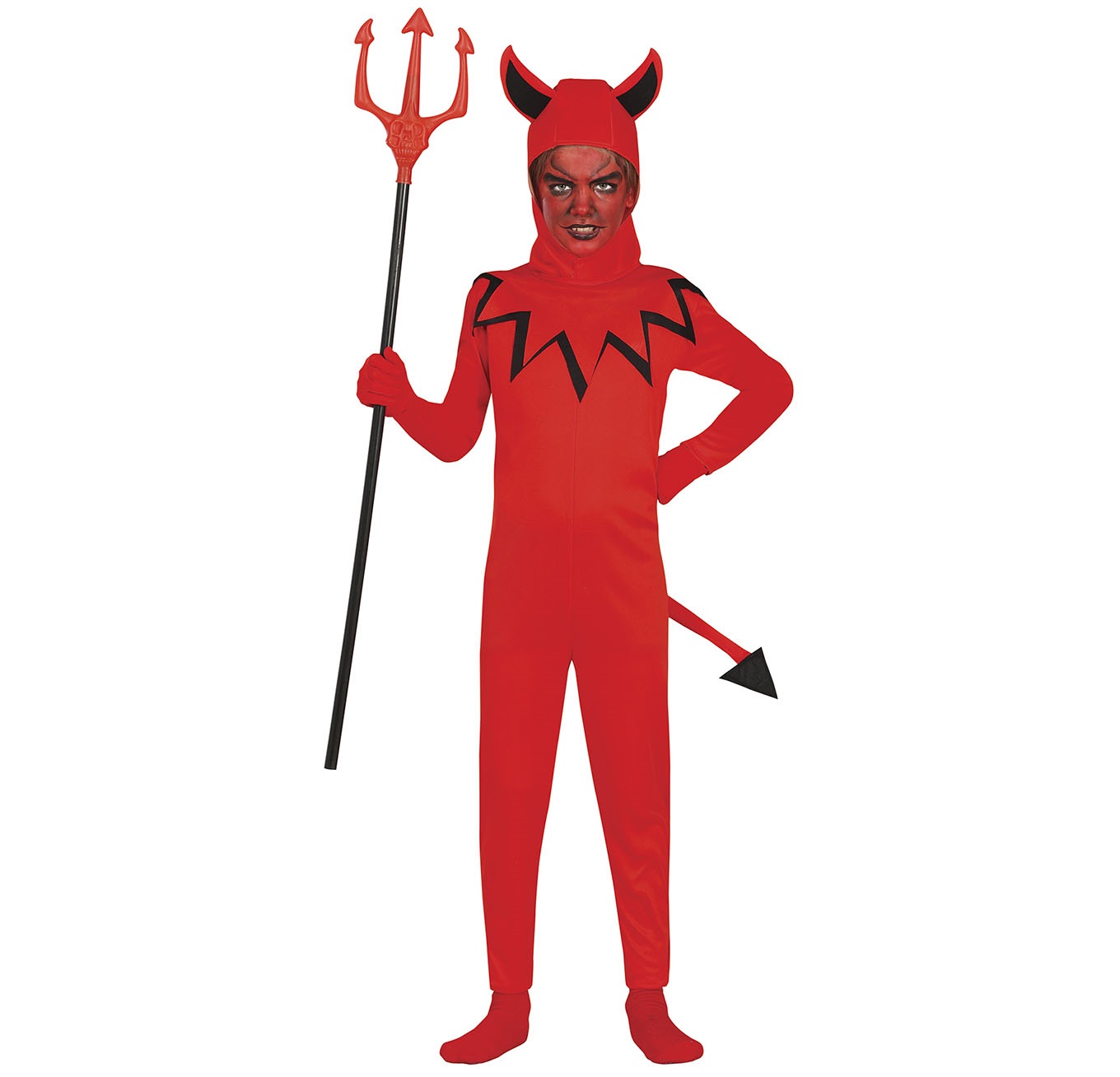 Guirca Detský kostým - Červený diabol Veľkosť - deti: M
