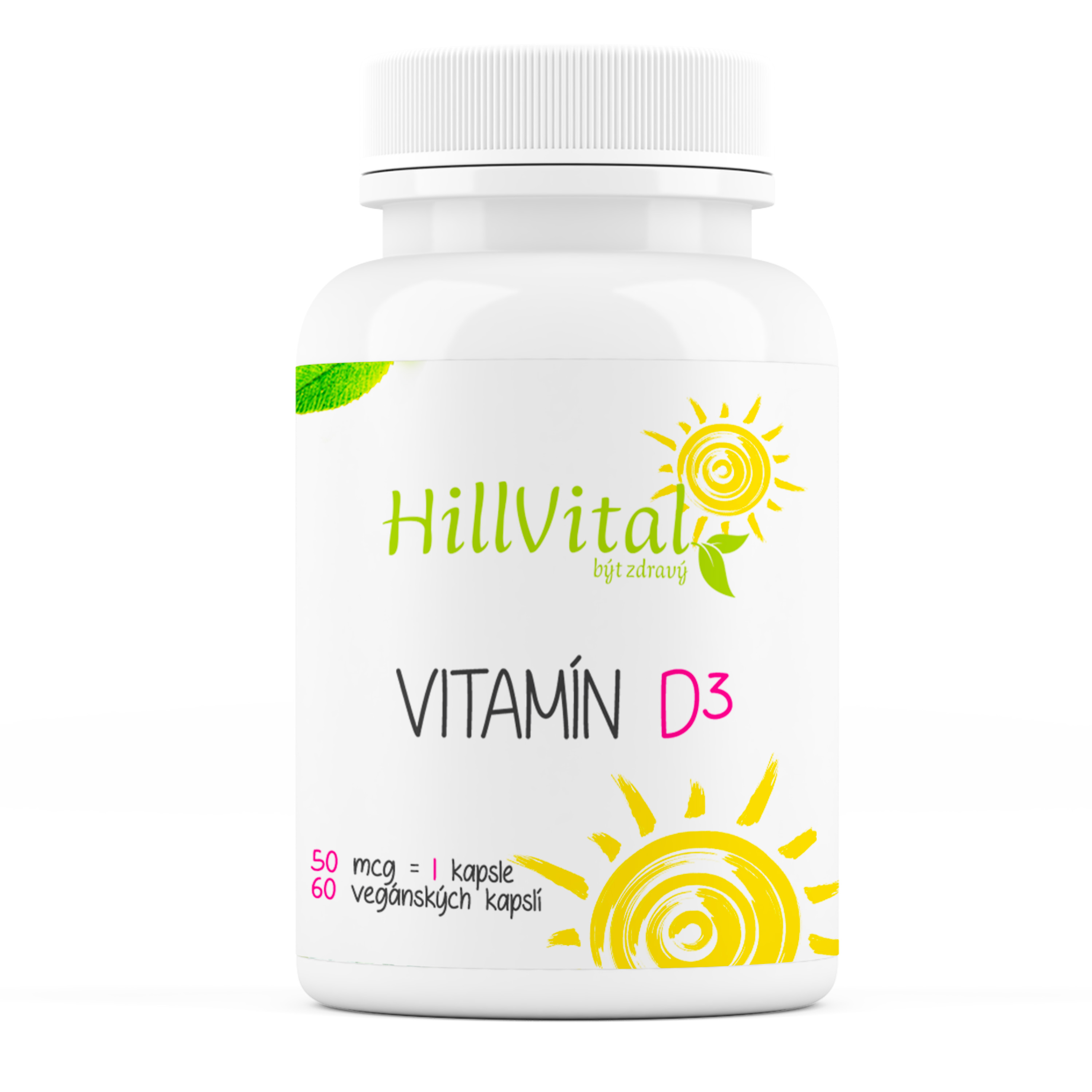 HillVital Vitamín D3 60 kapslí