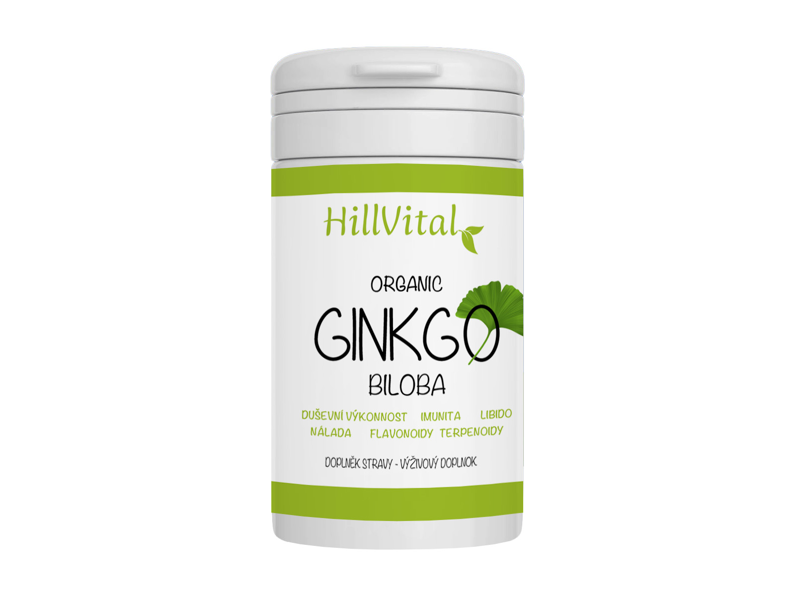 Bio Ginkgo biloba, 80 kapslí