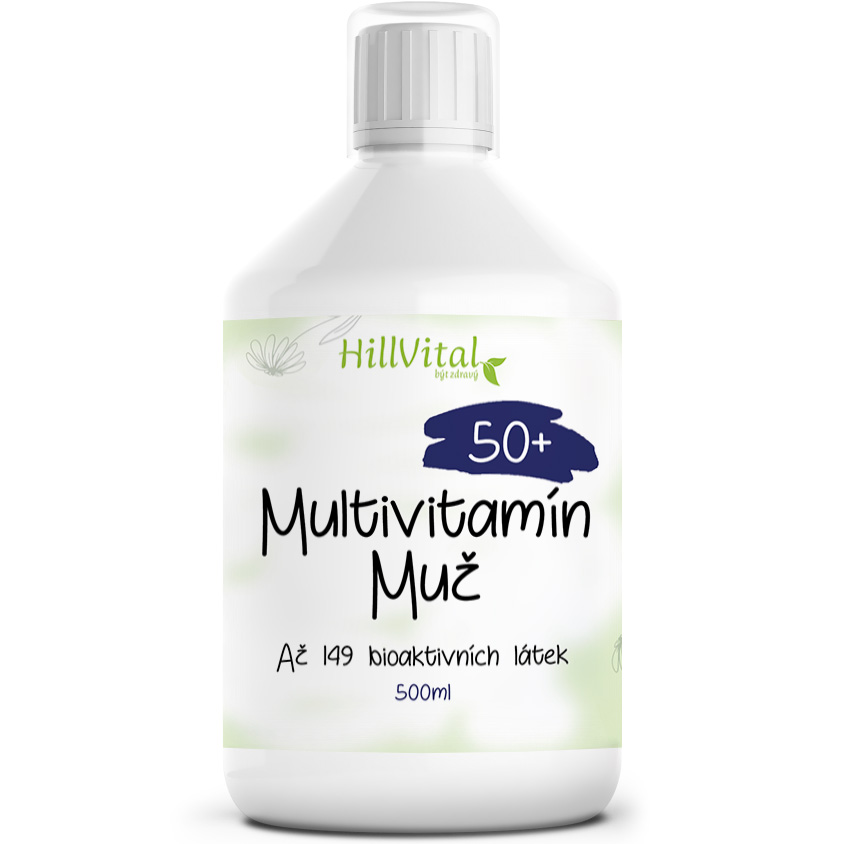 HillVital Multivitamín pro muže 50+ 500 ml