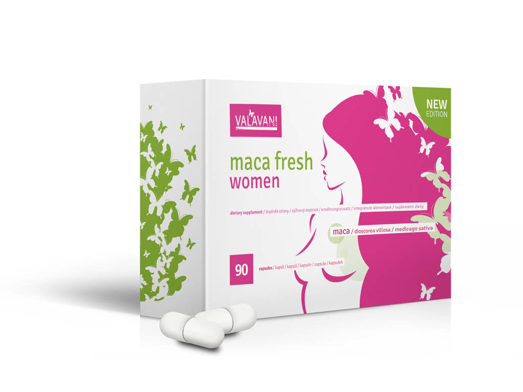 Maca fresh women 90 kapslí - libido, menopauza