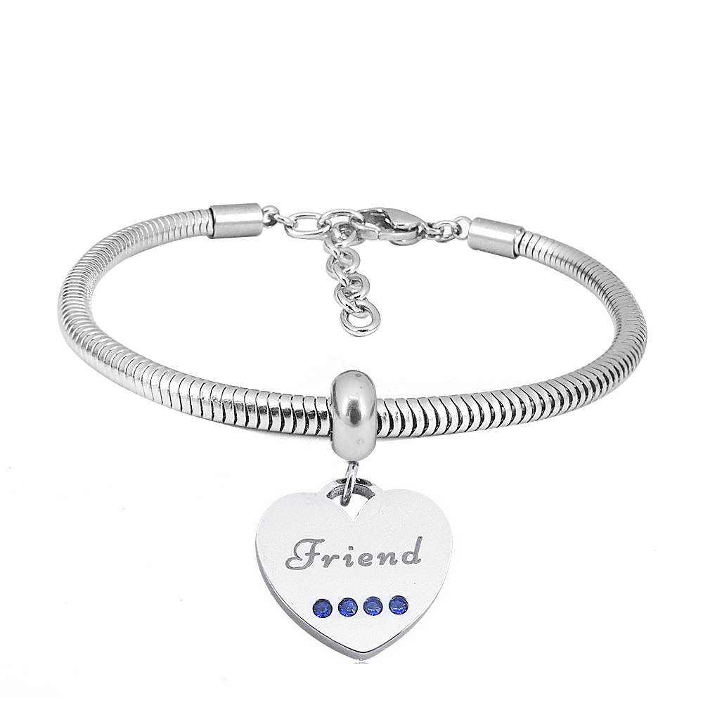 Linda\'s Jewelry Náramok BFF The Friend Chirurgická oceľ INR151