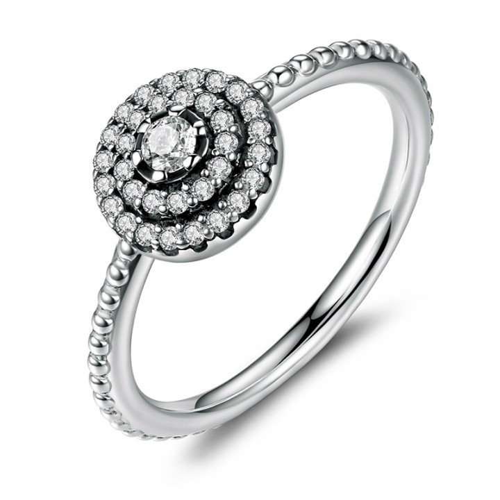 Linda\'s Jewelry Strieborný prsteň Elegance 925/1000 IPR022-8-5 Veľkosť: 54