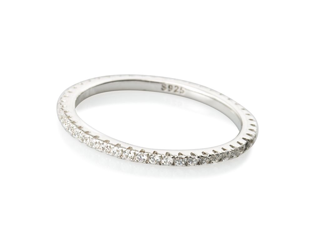 Linda\'s Jewelry Strieborný prsteň Shiny Simple Ag 925/1000 IPR047-8 Veľkosť: 55