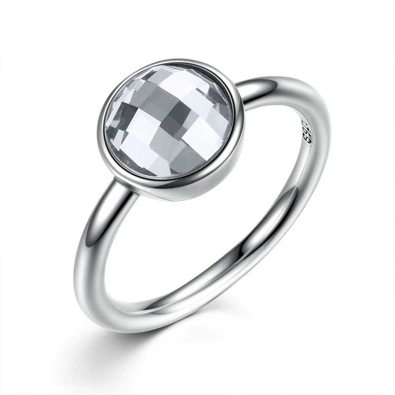 Linda\'s Jewelry Strieborný prsteň Shiny Effect Ag 925/1000 IPR024-8 Veľkosť: 54