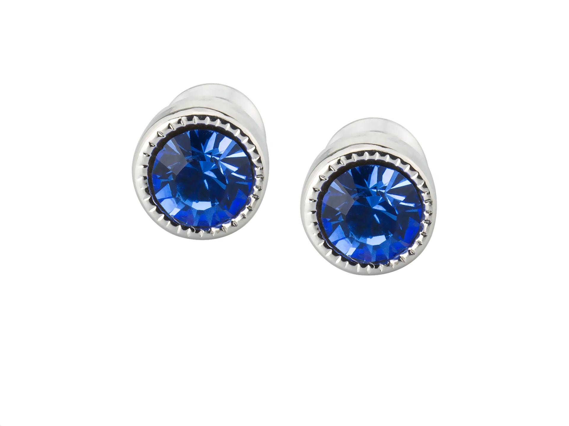 Linda\'s Jewelry Náušnice Round Majestic Blue | IN139