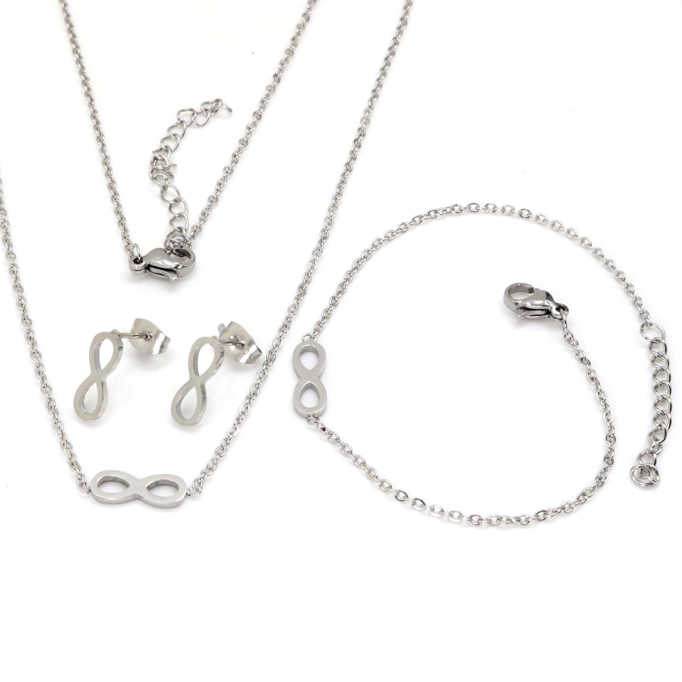 Linda\'s Jewelry Sada šperkov Nekonečno chirurgická oceľ IS028