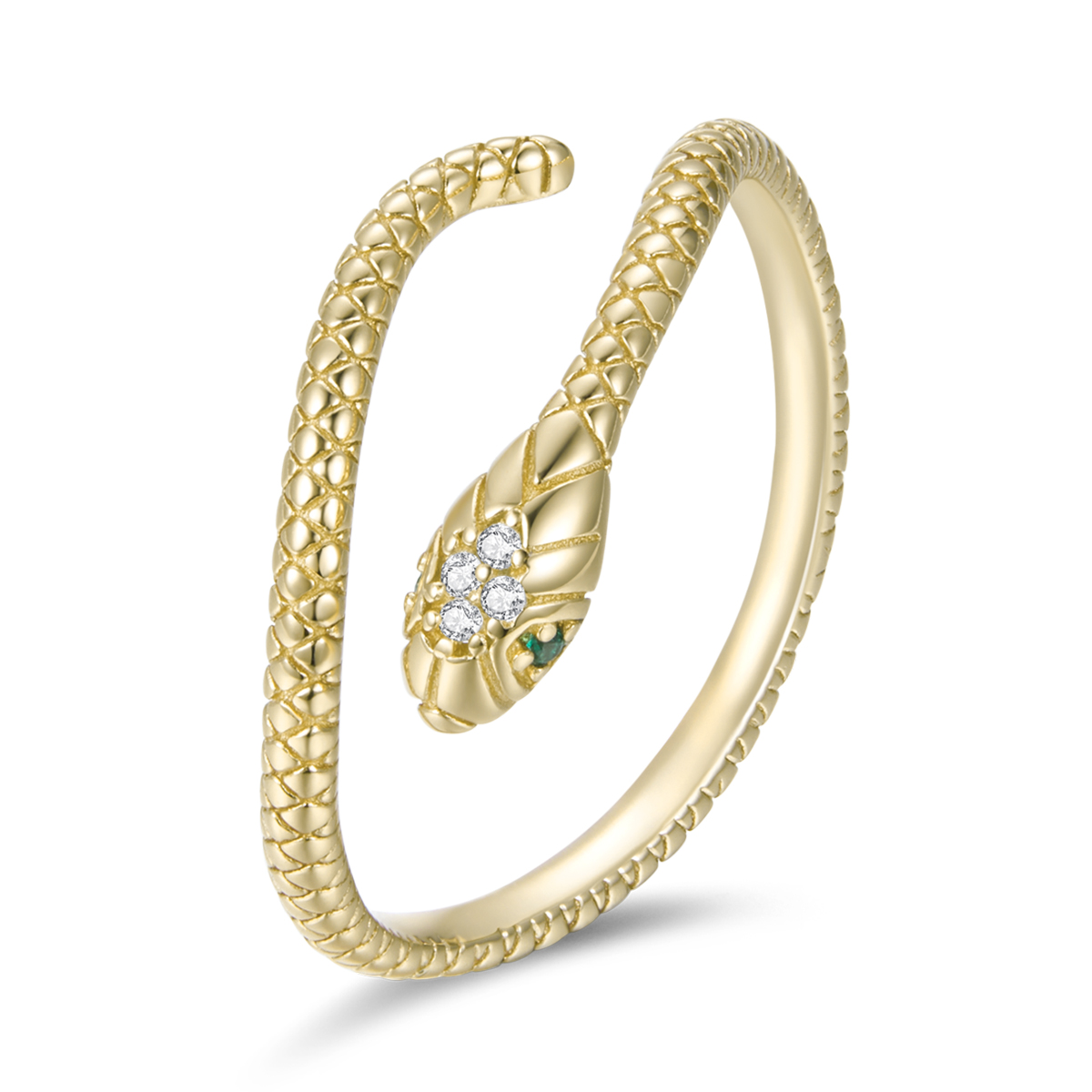 Linda\'s Jewelry Strieborný prsteň Kráľovná Hadov Elegance IPR102 Veľkosť: Univerzálna