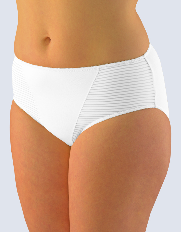 Gina Klasické kalhotky větší velikosti 11054P Barva/Velikost: bílá / L/XL