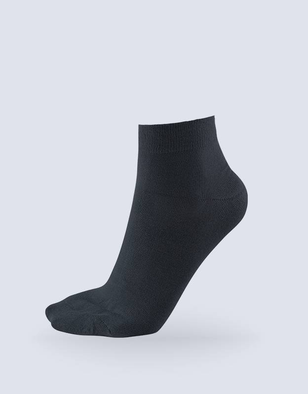 Gina Bambusové ponožky střední délka 82004P Barva/Velikost: černá / 44/47
