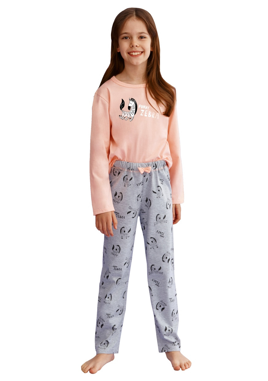 Dívčí pyžamo Sarah s obrázkem a nápisem Taro Barva/Velikost: růžová světlá / 92