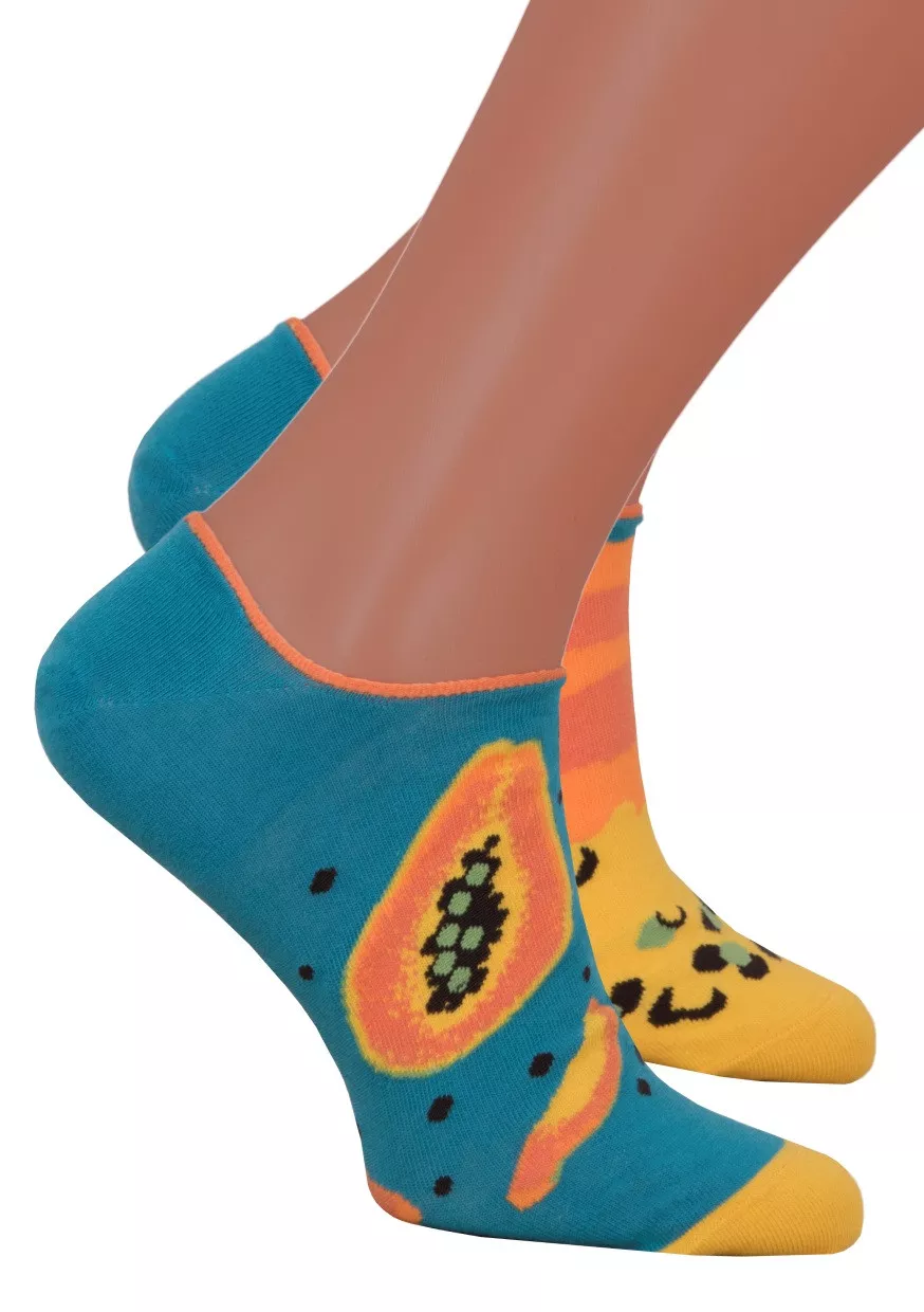 Pánské nízké ponožky 009 MORE Barva/Velikost: modrá světlá / 39/42