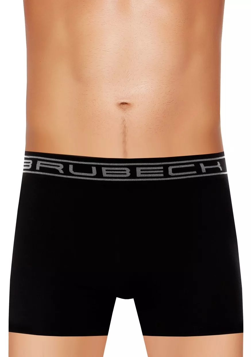 Pánské boxerky Seamless BX00501A BRUBECK Barva/Velikost: černá / XS/S