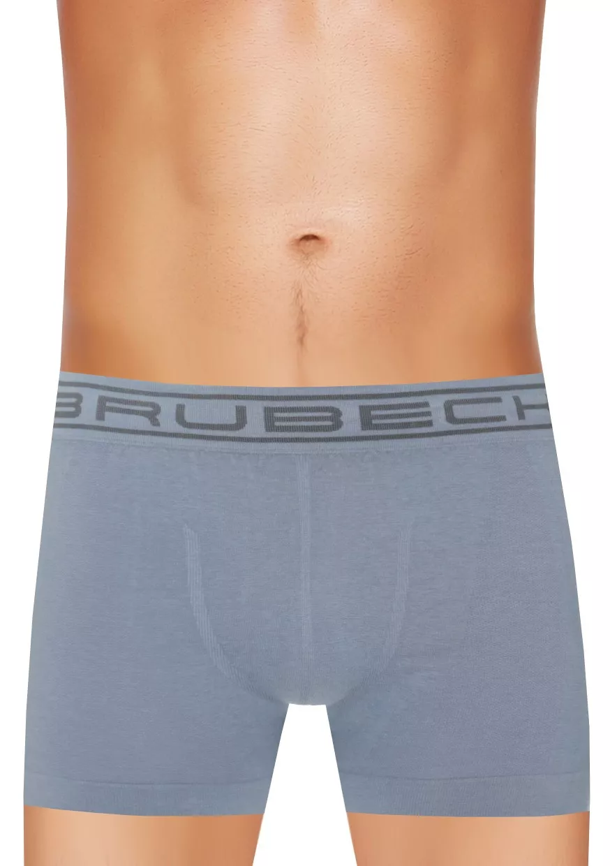 Pánské boxerky Seamless BX00501A BRUBECK Barva/Velikost: světlý melír / XS/S