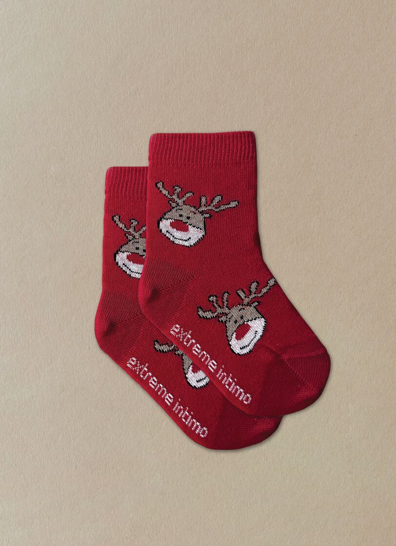 Ponožky sobíci červené Extreme intimo velikost: 38/39