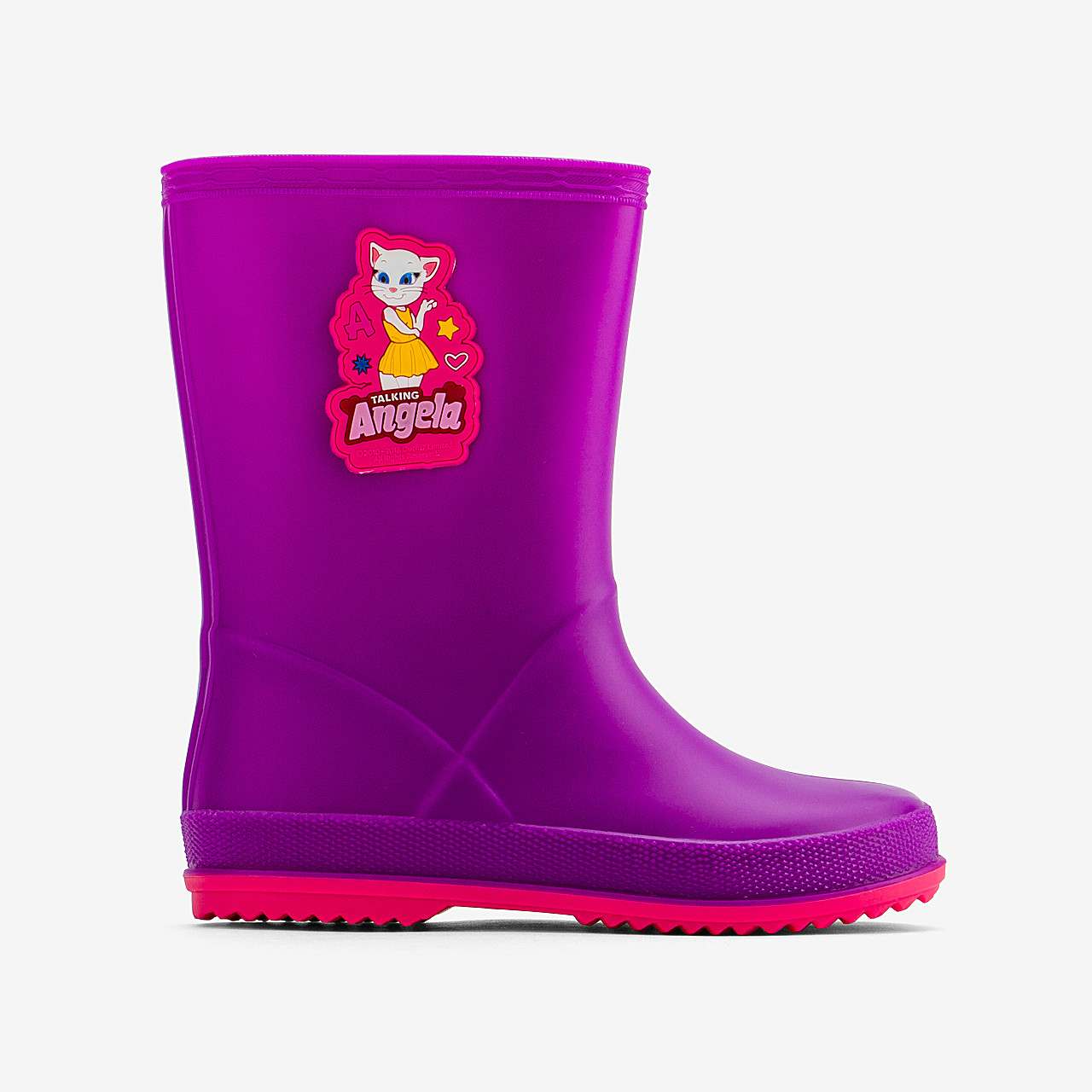 Dětské holínky Coqui Rainy Talking Angela purple Velikost: 27