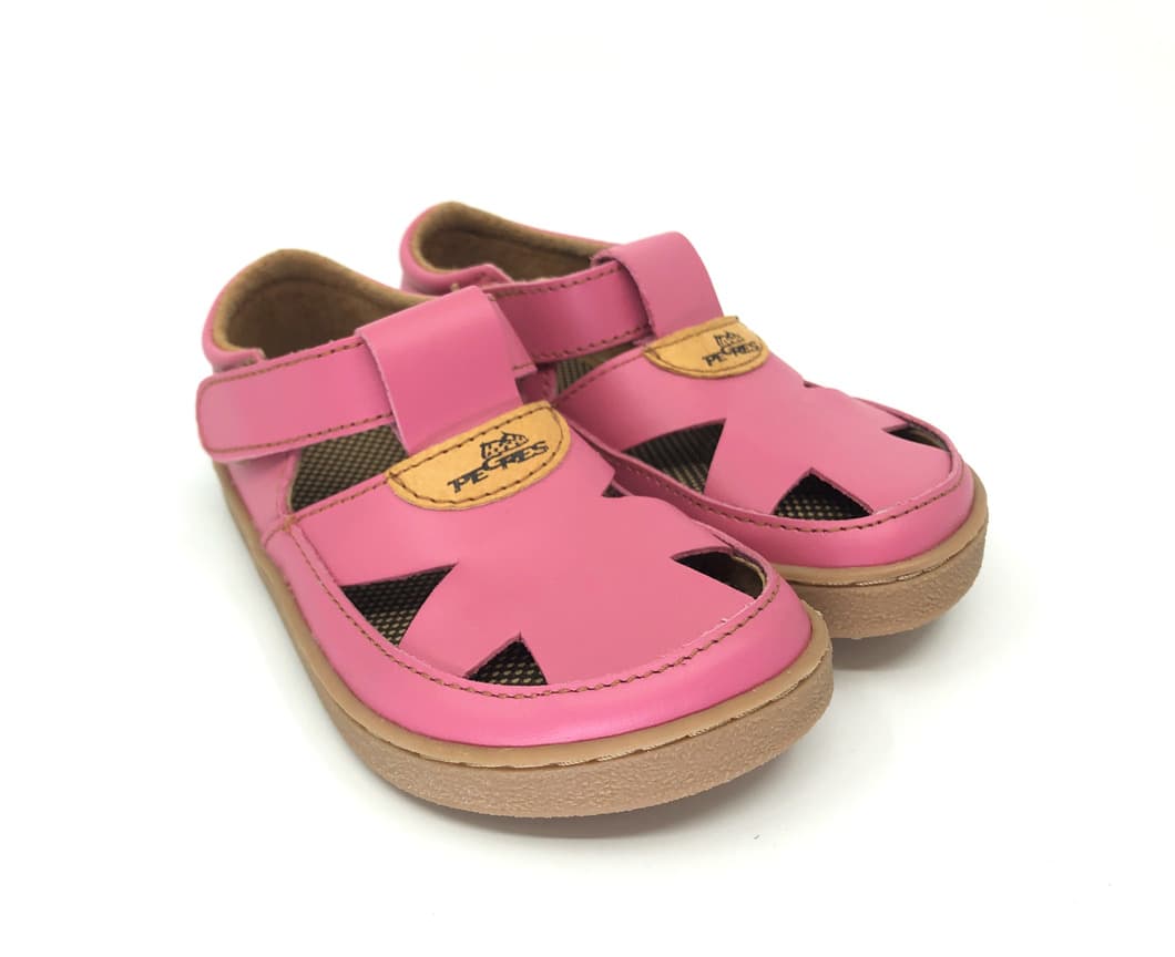 Barefoot sandálky Pegres BF50 růžové Velikost: 25