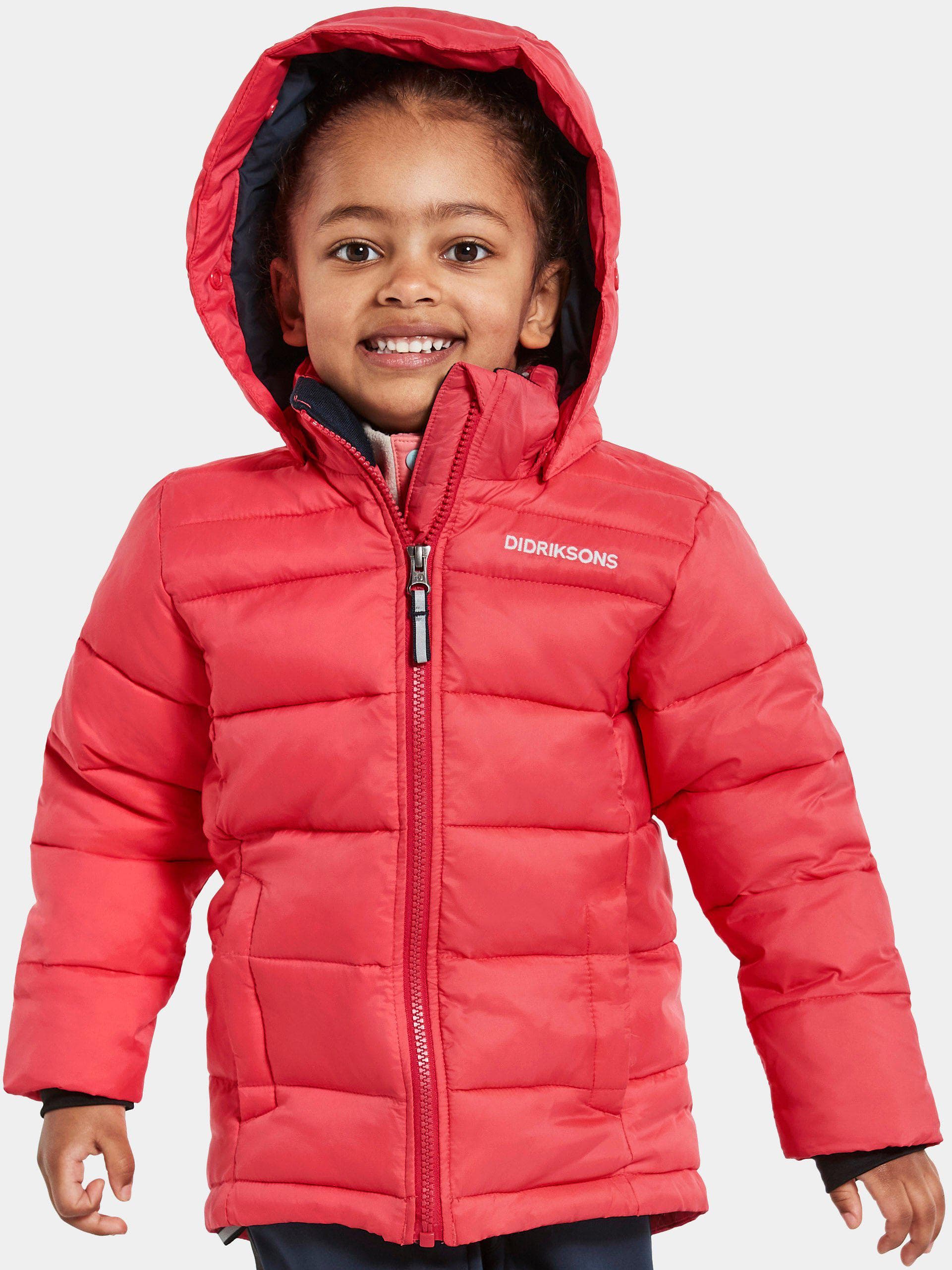 Dětská prošívaná zimní bunda Didriksons Rodi Modern Pink Velikost: 100