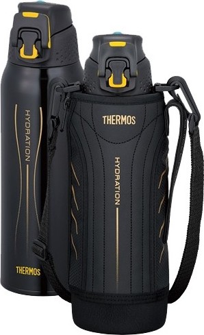 Thermos Hydratační termoska - černá 1 litr