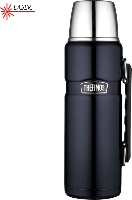 Thermos Termoska na nápoje s madlem - tmavě modrá 1,2 litru