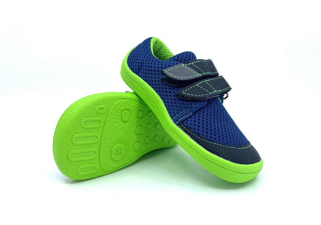 Barefoot tenisky Beda Blue Lime BF 0001/ST/W/O Velikost: 25