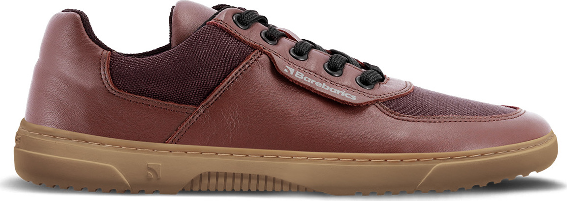 Barefoot tenisky Barebarics Bravo - Maroon Brown Velikost: 36