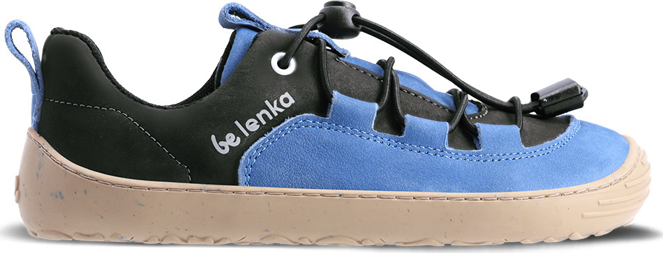 BeLenka Dětské barefoot tenisky Be Lenka Xplorer - Blue & Olive Black Velikost: 26