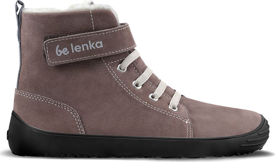 BeLenka Dětské zimní barefoot boty Be Lenka Winter Kids - Chocolate Velikost: 30