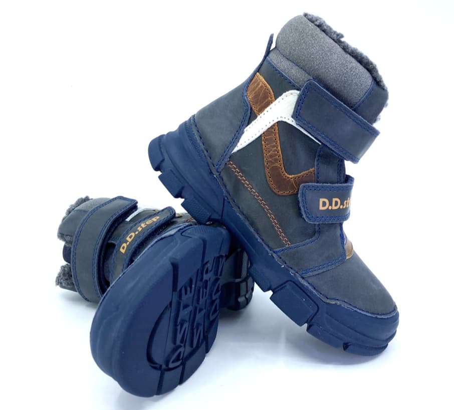 Zimní boty DD Step W056-310 Royal Blue Velikost: 30