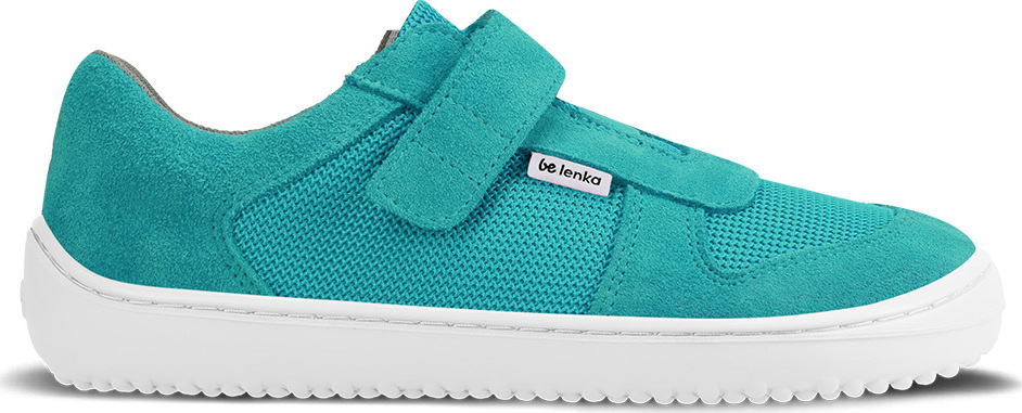 BeLenka Dětské barefoot tenisky Be Lenka Joy - Turquoise & White Velikost: 28