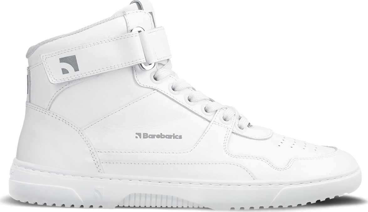 Barefoot tenisky Barebarics Zing - High Top - All White - Leather Velikost: 37