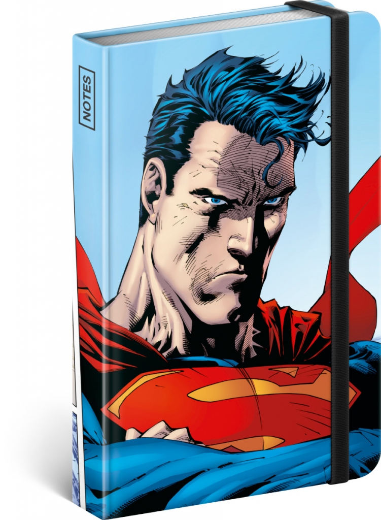 Presco Notes Superman – World Hero, linkovaný, 11 × 16 cm
