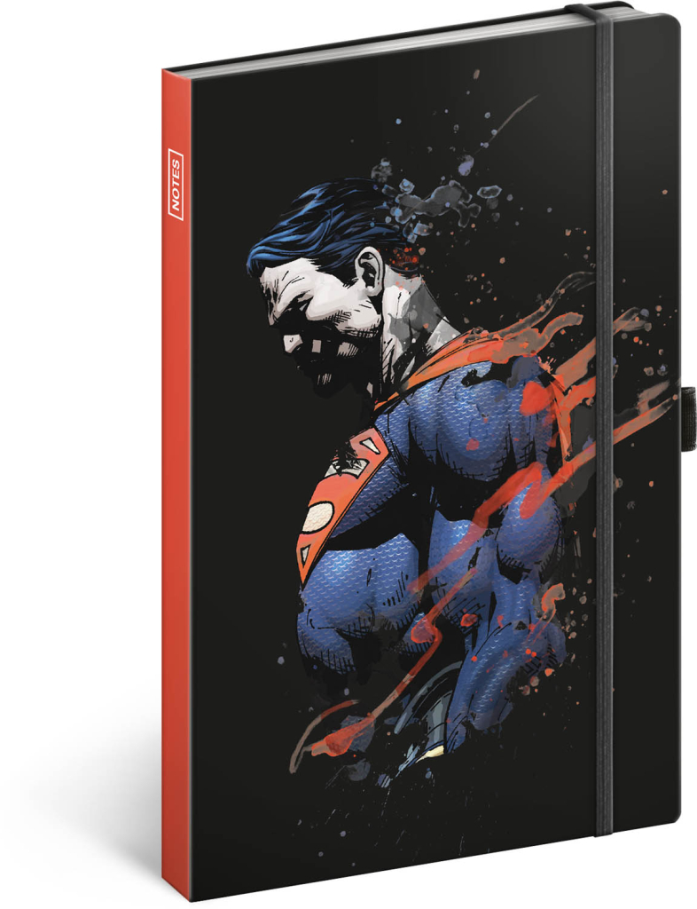 Presco NOTIQUE Notes Superman, linkovaný, 13 x 21 cm