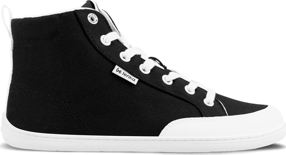 BeLenka Barefoot tenisky Be Lenka Rebound - High Top - Black & White Velikost: 36