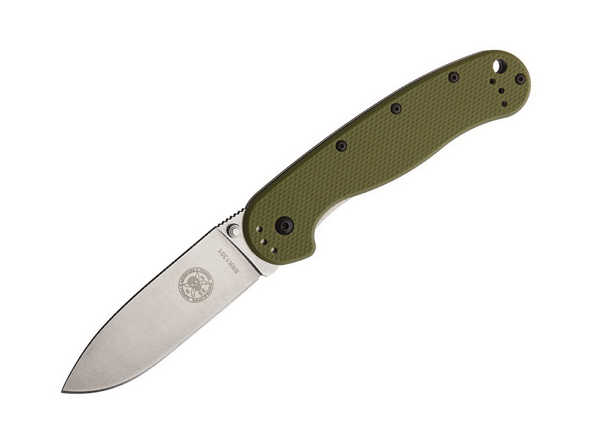 ESEE Avispa D2 Olive Drab - Stonewash BRK1302OD