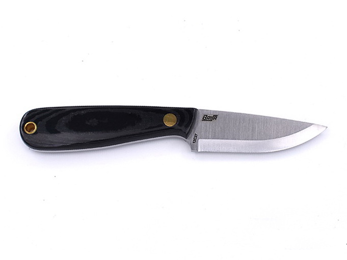 Brisa Necker 70 Scandi Black Micarta Kydex