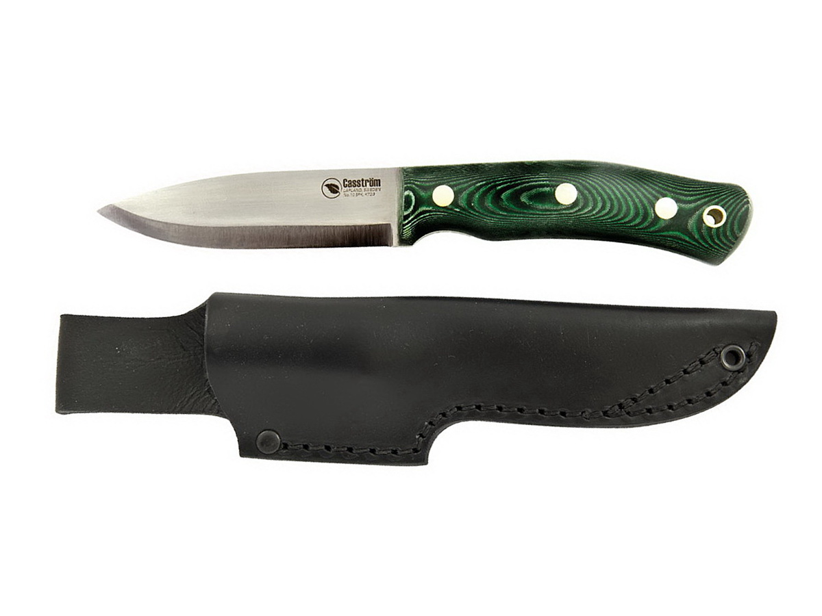 Casström No.10 SFK Green Micarta 14C28N 13107