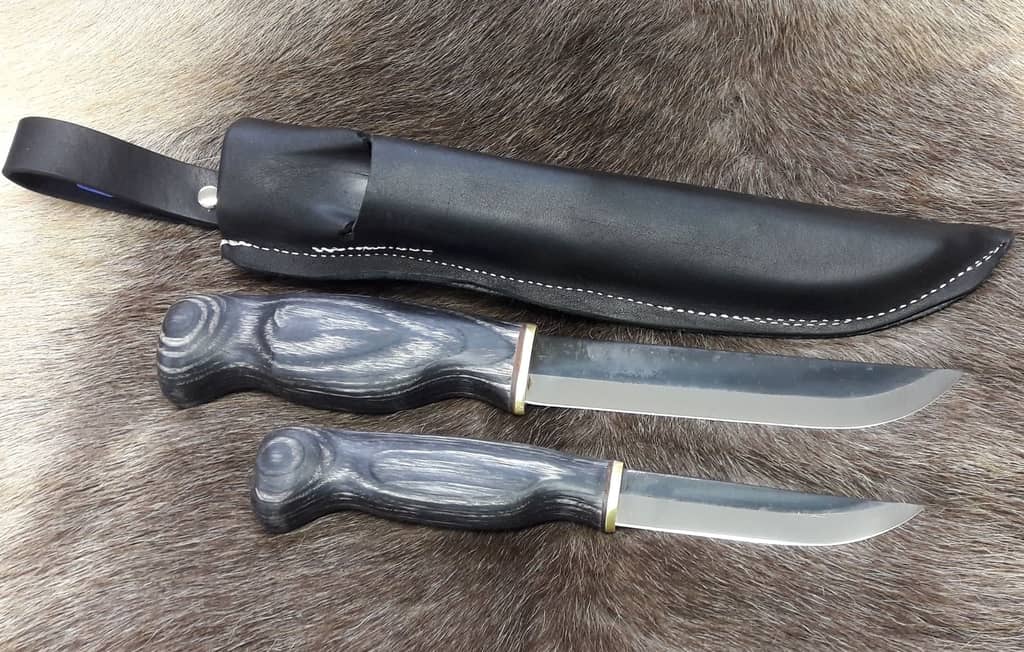 Wood Jewel Kaksoispuukko iso černá  23KI MU - 2 nože