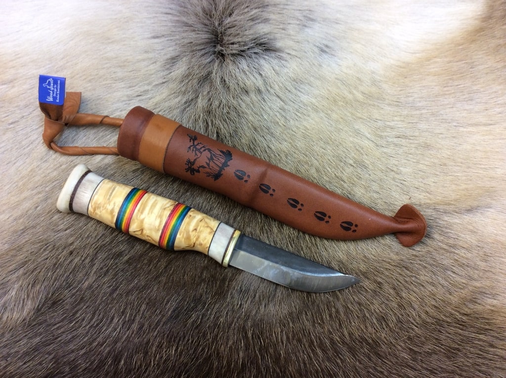 Wood Jewel Sateenkaaripuukko - Rainbow knife 23VK