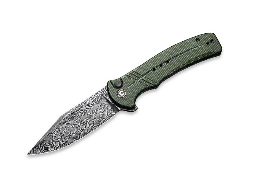 Civivi Cogent C20038D-DS1 Green Micarta Damascus