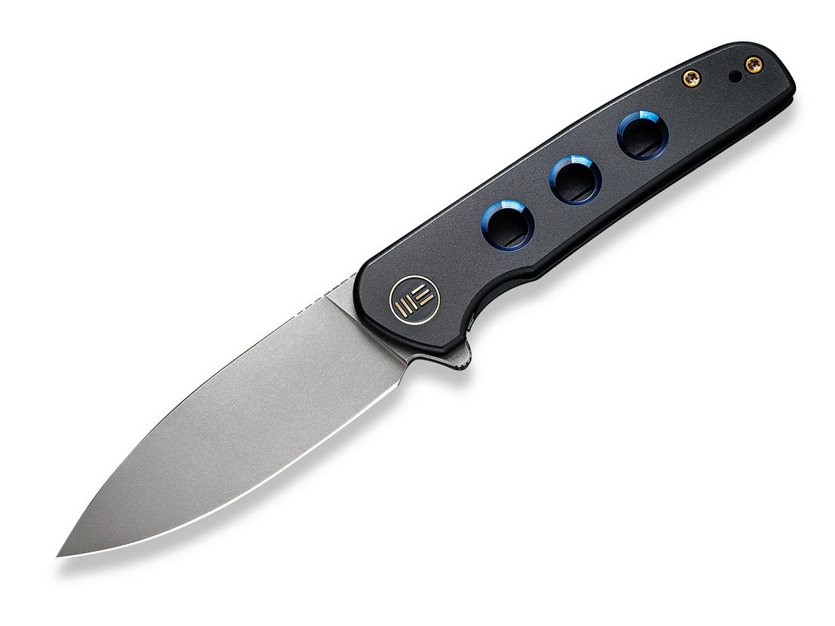 Nôž We Knife Shakan WE20052B-1 Black Titanium CPM20CV