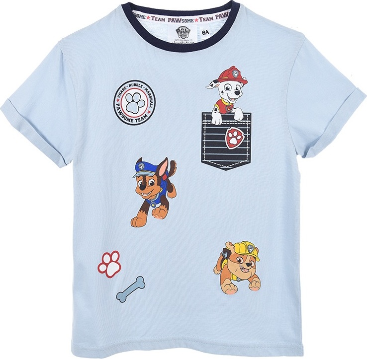 CHLAPECKÉ SVĚTLE MODRÉ TRIČKO PAW PATROL Velikost: 116