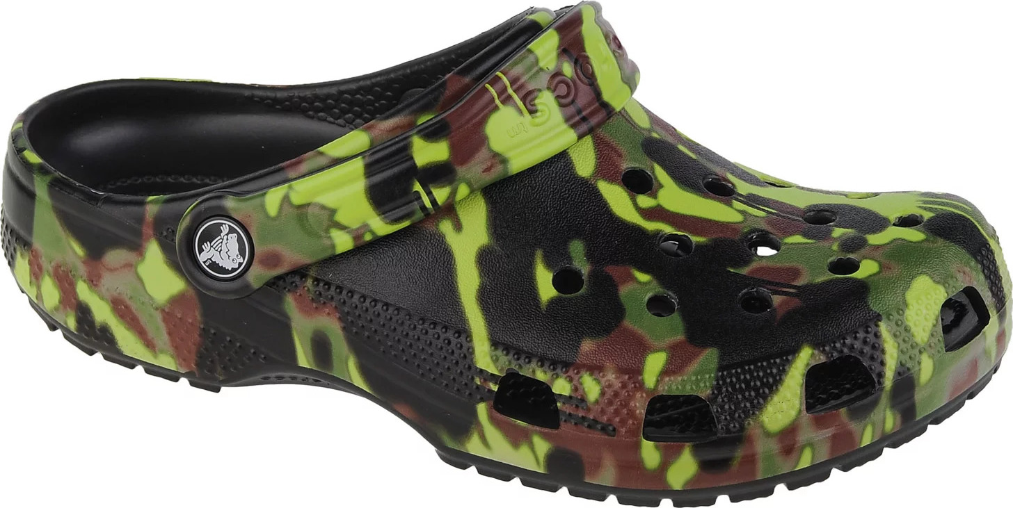 MASKÁČOVÉ CHLAPECKÉ NAZOUVÁKY CROCS CLASSIC SPRAY CAMO KIDS CLOG 208305-001 Velikost: 29/30