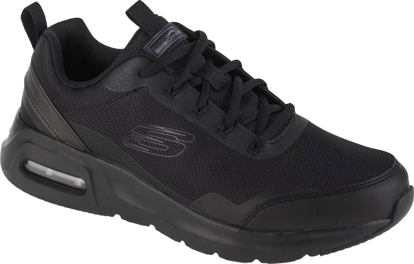 ČERNÉ PÁNSKÉ TENISKY SKECHERS SKECH-AIR COURT 232647-BBK Velikost: 41