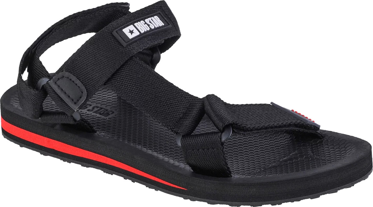 ČERNÉ DÁMSKÉ SANDÁLY BIG STAR SANDALS DD274A282 Velikost: 38