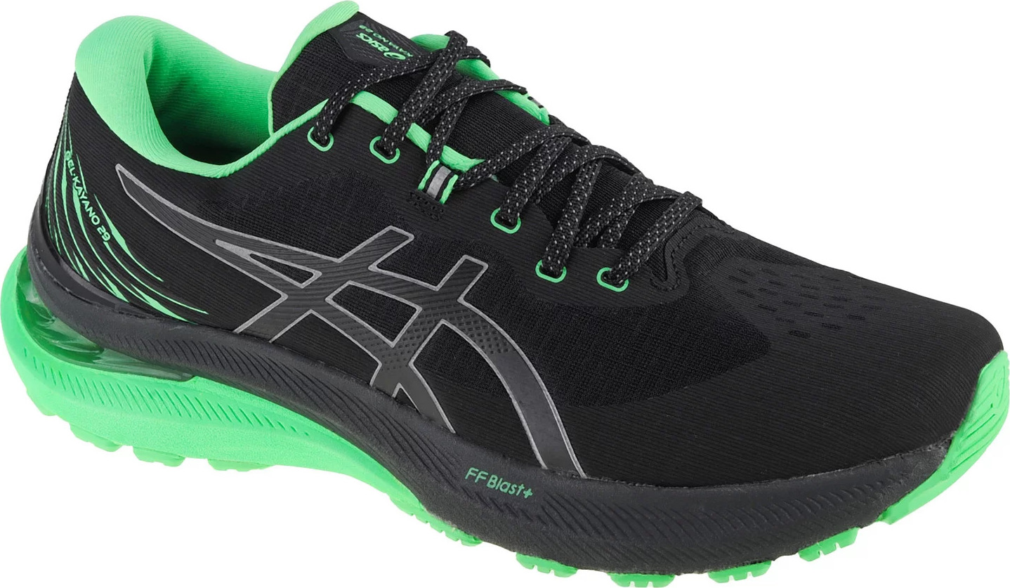 ČERNO-ZELENÉ BĚŽECKÉ TENISKY ASICS GEL-KAYANO 29 LITE-SHOW 1011B473-001 Velikost: 41.5