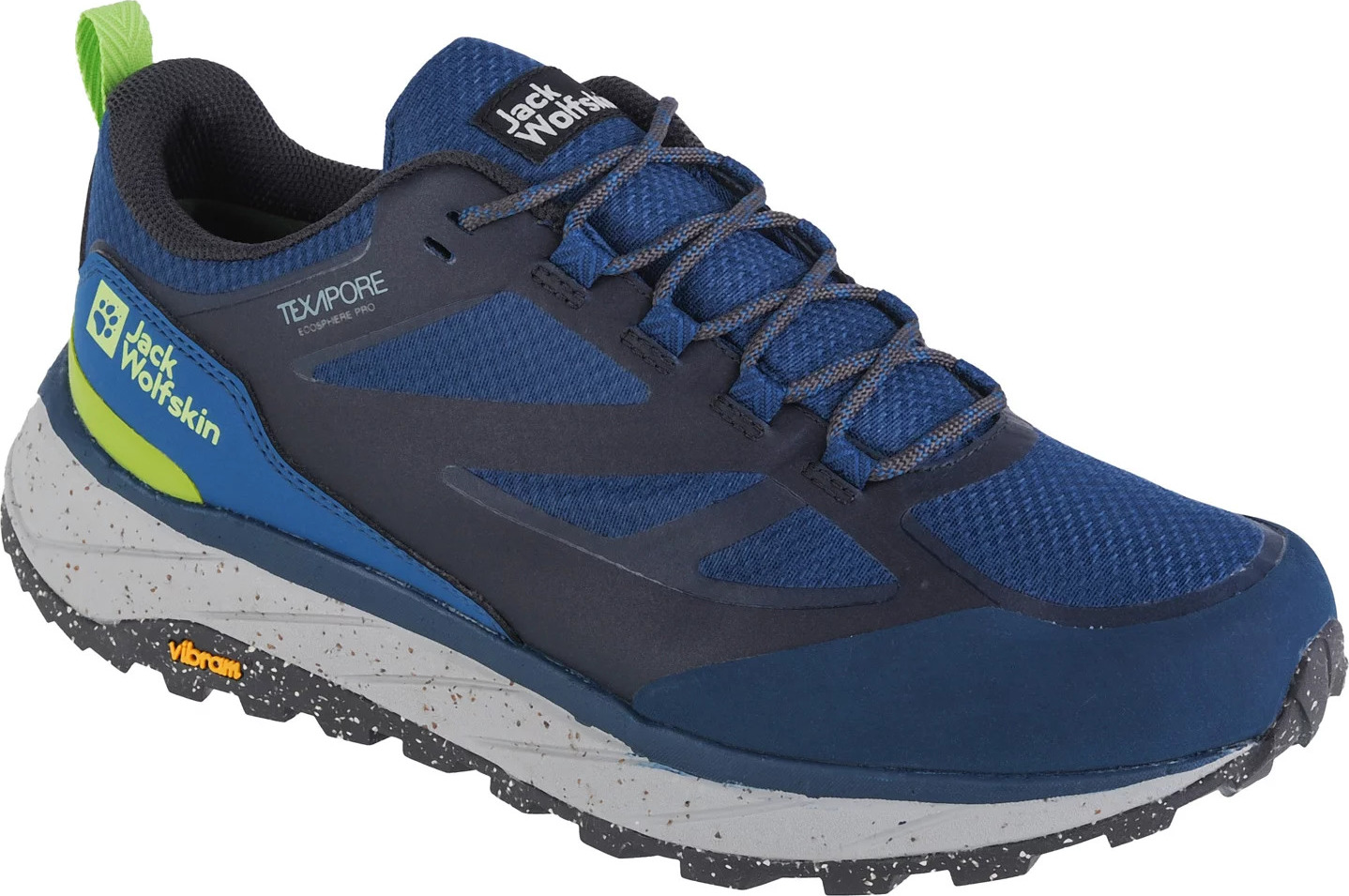 MODRÁ OUTDOOROVÁ OBUV JACK WOLFSKIN TERRAVENTURE TEXAPORE LOW M 4051621-1274 Velikost: 44